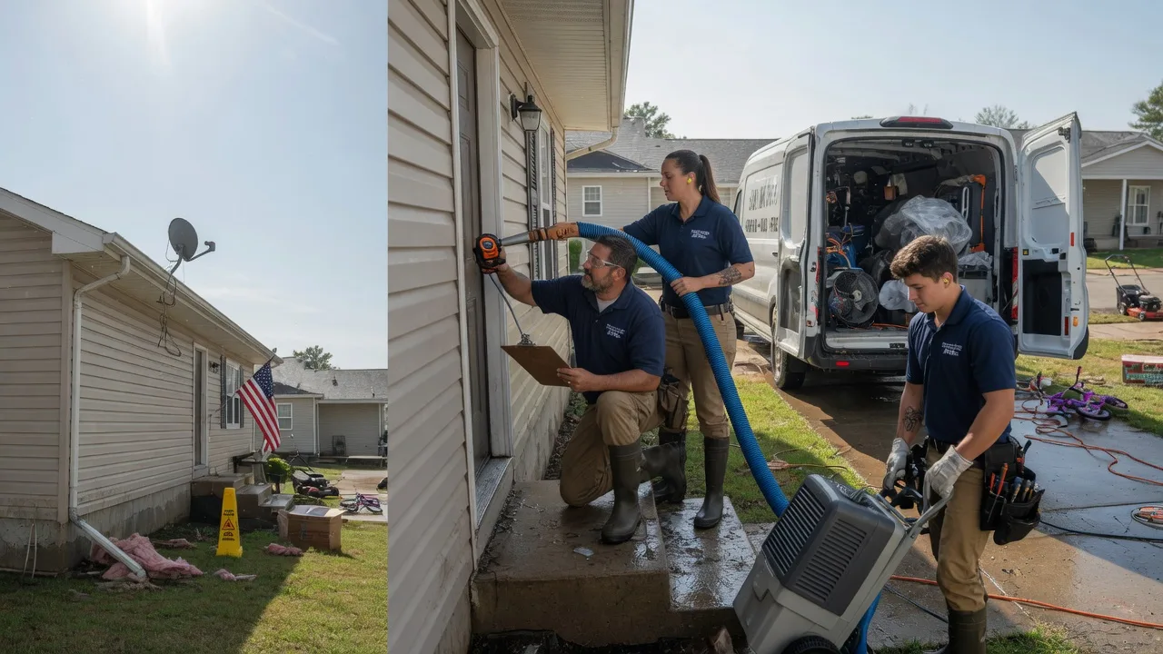 Ceiling Water Damage Restoration in Chilton, TX near me